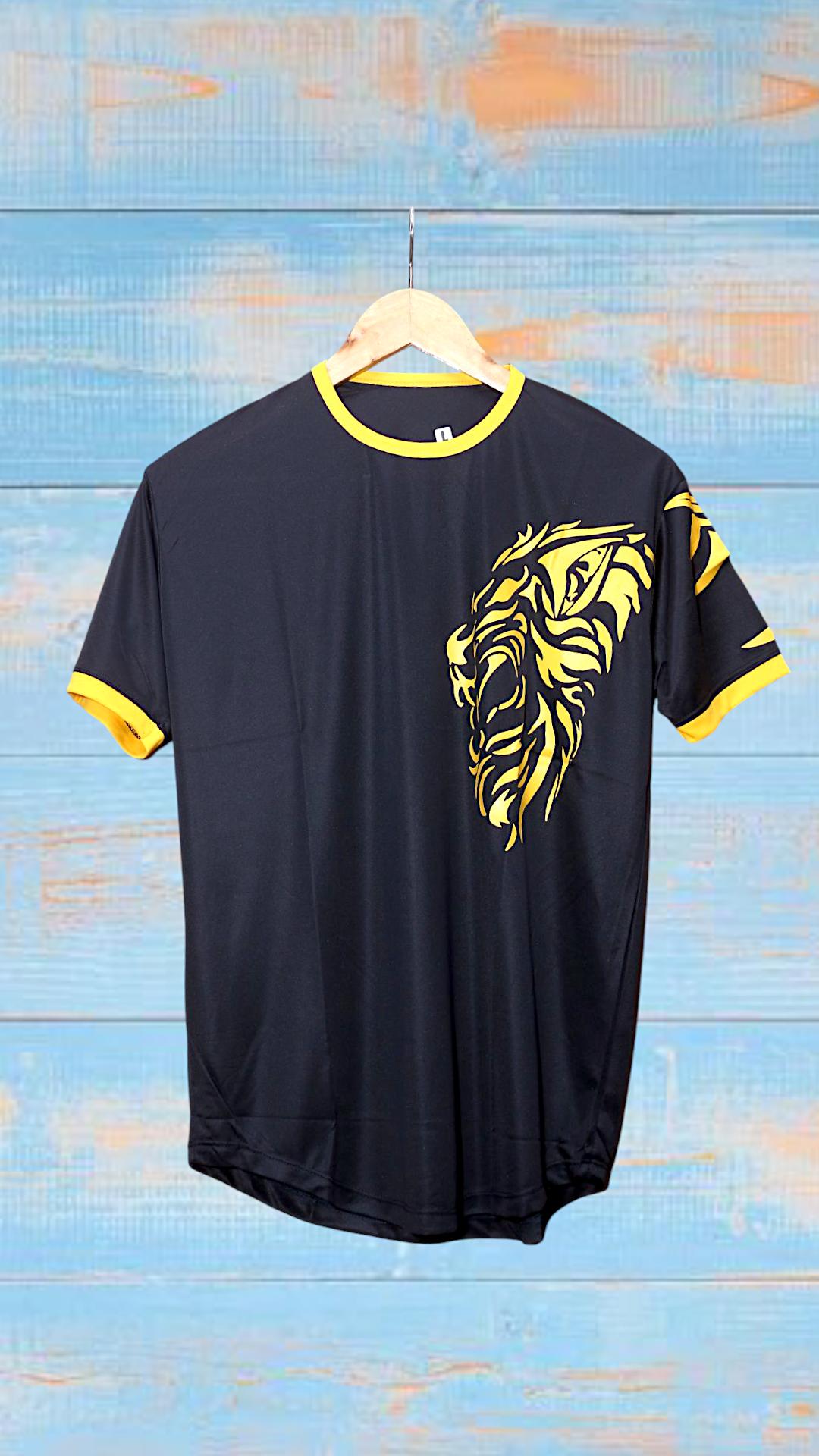 1119-172-593956-product-1.jpg Men's Plain Black Polyester T-Shirt 21x29" Pakistan - Image 1