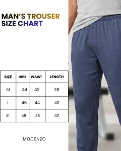 1 Pc Men's Jersey Plain Trouser - Image 3