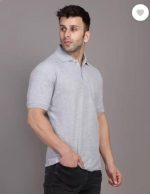 Men Cotton Plain Polo T-Shirt 180GSM Pakistan - Image 2