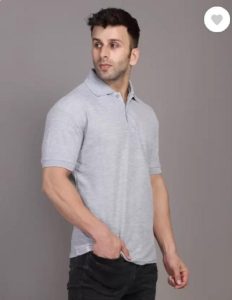 Men Cotton Plain Polo T-Shirt 180GSM Pakistan - Image 2