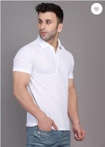 Men Cotton Plain Polo T-Shirt 180GSM Pakistan - Image 2