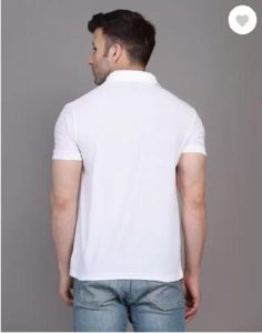 Men Cotton Plain Polo T-Shirt 180GSM Pakistan - Image 3