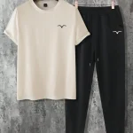 Men's Printed Track Suit Mustard Black Medium to XL