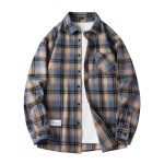 Men Plaid Shirt Pakistan Spring Warm Comfort - Image 3
