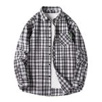 Men Plaid Shirt Pakistan Spring Warm Comfort - Image 4