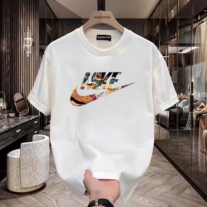 O1CN01irew3e2KND1OfGDaE_2212500309544-0-cib.jpg White Graphic T-Shirt Men Summer Stylish Retro - Image 1