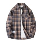 Men Plaid Shirt Pakistan Spring Warm Comfort - Image 5